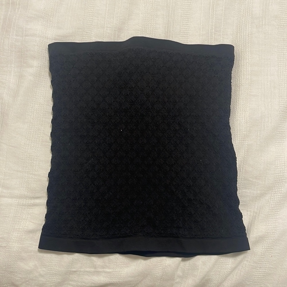 free people womens black tube top